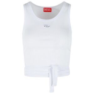 Diesel 'Anky' White Cotton Tank Top Women